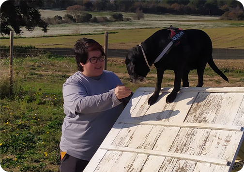 Foto perros con Marta